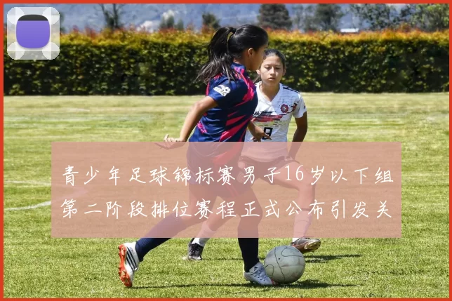 青少年足球锦标赛男子16岁以下组第二阶段排位赛程正式公布引发关注